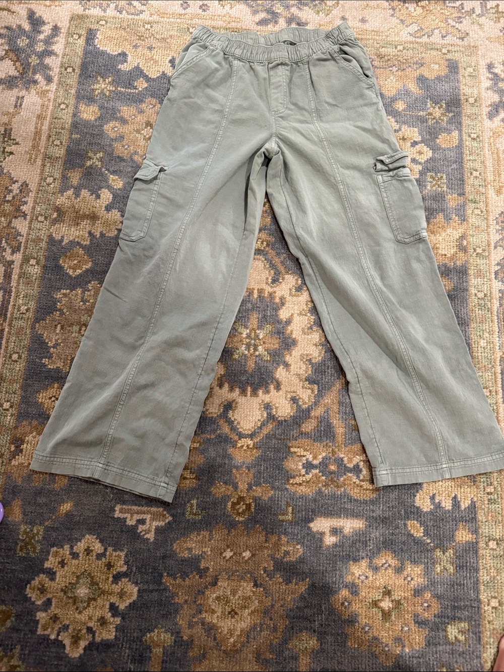 Cat & Jack Olive Cargo Sweatpants - Light Olive Green